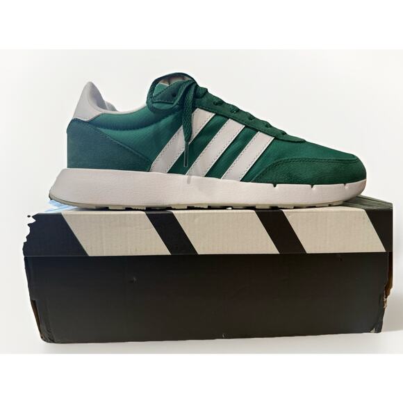 adidas Other - Adidas Run 60s 2.0 Collegiate Green Cloud White Mens 10.5M With Box